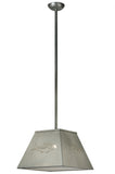 15"Sq Striped Bass Ceiling Pendant