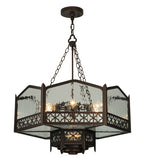 30"W Church Victorian Gothic Pendant