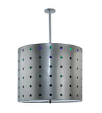 30"W Jelled Contemporary Glam Pendant