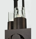 24"W Woolf W/Down Light Rustic Lodge Gothic Pendant