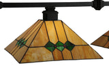 42"L Martini Mission Tiffany 3 Lt Island/Billiard