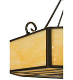 32.25"W Lakeside Mission Gothic Semi-Flushmount