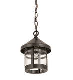 8"W Fulton Indoor & Outdoor Hanging Lantern Pendant
