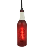 3"W Coastal Collection Lobster Wine Bottle Mini Pendant