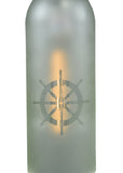 3"W Coastal Collection Ships Wheel Wine Bottle Pendant