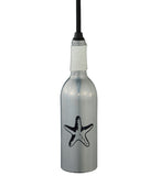 3"W Coastal Collection Starfish Wine Bottle Mini Pendant