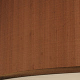 24"W Cilindro Brown Textrene Contemporary Pendant