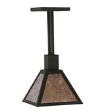 8"Sq Soffe Mission Rustic Lodge Pendant