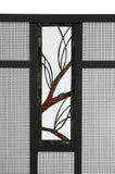 48"W X 33.5"H Pine Branch Folding Fireplace Screen
