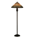 61"H Ilona Mission Stained Glass Floor Lamp
