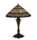 25"H Ilona Tiffany Mission Table Lamp