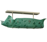 38"L Metro Fusion Seaweed Contemporary Semi-Flushmount