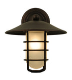 9.5"W Bellevue Industrial Outdoor Wall Sconce