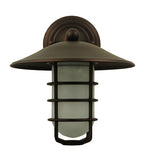 9.5"W Bellevue Industrial Outdoor Wall Sconce
