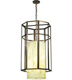 23.5"W Cilindro Caged Pendant