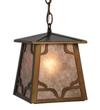 7"Sq Kirkpatrick Rustic Lodge Lantern Pendant