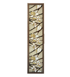 10.25"W Magnolia Floral Tiffany LED Wall Sconce