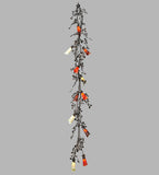 22"W Vinca Vine 12 Lt Floral Rustic Lodge Chandelier