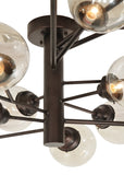 64"L Galaxy 15 Lt Contemporary Oblong Chandelier