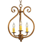 12"W Easton 3 Lt Victorian Pendant