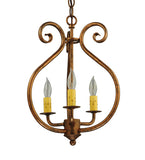 12"W Easton 3 Lt Victorian Pendant