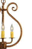 12"W Easton 3 Lt Victorian Pendant