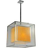 22"Sq Quadrato Lange Contemporary Pendant