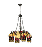 29"W Isabella 4 Arm Victorian Chandelier