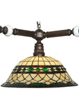44.75"L Tiffany Roman 3 Lt Corner Pendant