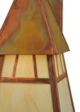 7.40"Sq Stillwater Double Bar Mission Outdoor Wall Sconce