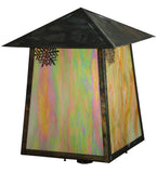 22.25"Sq Stillwater Snowflake Post Mount