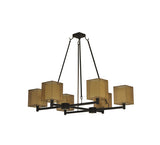 48"W Horizon Bay 6 Lt Contemporary Chandelier