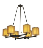 48"W Horizon Bay 6 Lt Contemporary Chandelier