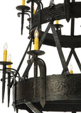 45"W Costello 20 Lt Two Tier Gothic Chandelier
