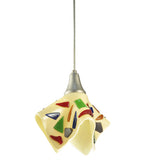 9.5"W Metro Fusion Pebbles Handkerchief Mini Pendant