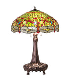 31"H Tiffany Hanginghead Dragonfly Table Lamp