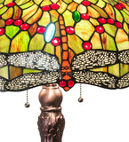 31"H Tiffany Hanginghead Dragonfly Table Lamp