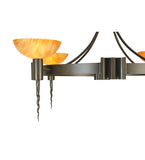 48.5"W Kuberic Contemporary 4 Lt Chandelier