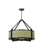 30"W Cilindro Cross Hatch Pendant