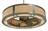 44"W Smythe Craftsman Meyda Chandel-Air Ceiling Fan