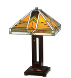 24"H Abilene Stained Glass Southwest Table Lamp