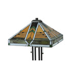 56"H Abilene Tiffany Southwest Mission Floor Lamp