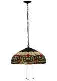 22"W Creole Tiffany Ceiling Pendant
