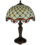 20"H Jeweled Katherine Victorian Tiffany Table Lamp
