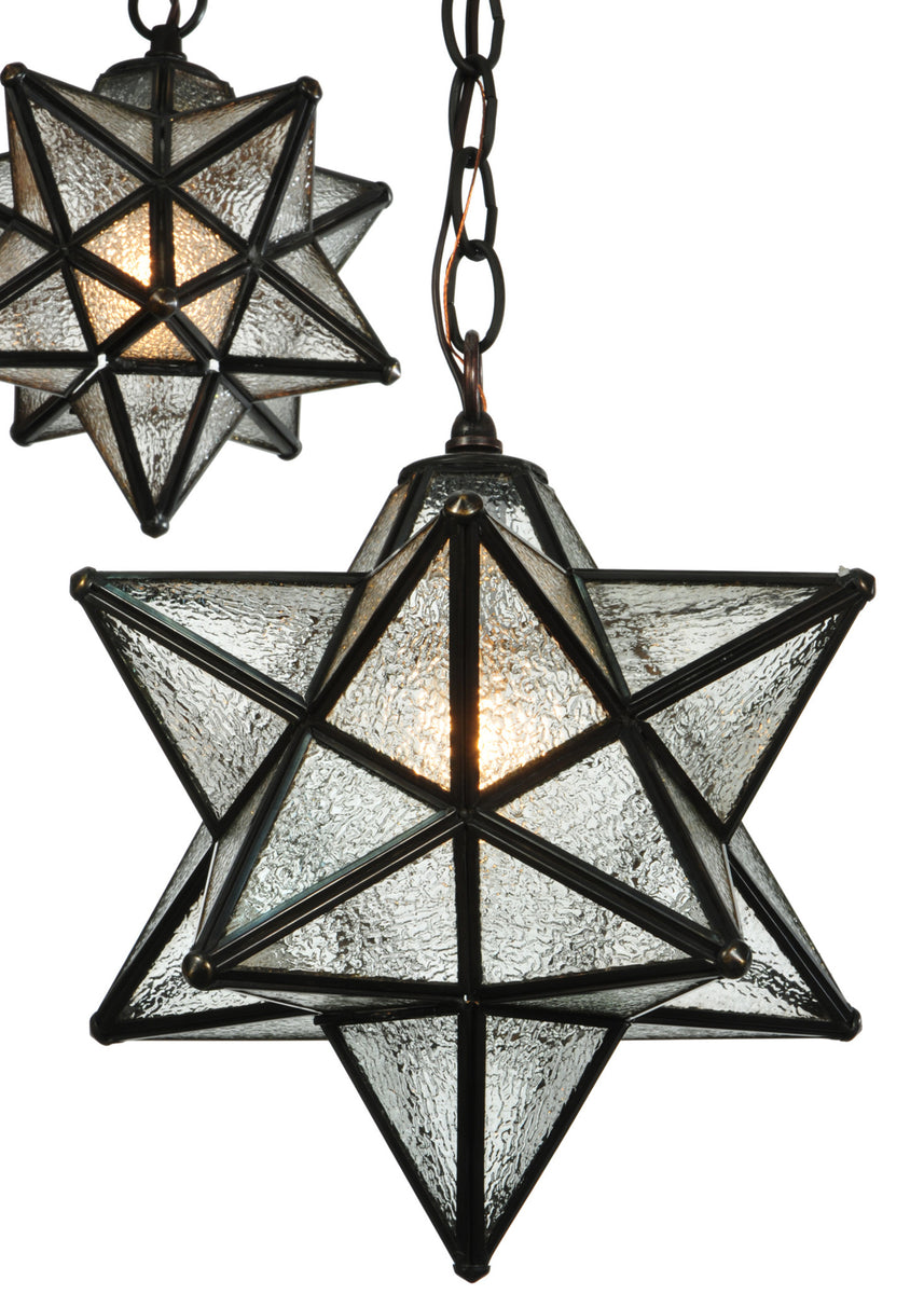 21"W Moravian Star 3 Lt Cascading Pendant-Add To Your Home Or Business ...