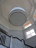 72"W Cilindro 2 Tier Contemporary Fabric Pendant