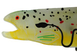 29.5"W Metro Fusion Brown Trout Fused Glass Sconce
