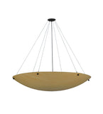 48"W Cypola Earth Marble Acrylic Contemporary Inverted Pendant