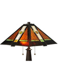 24"H Montana Mission Stained Glass Table Lamp