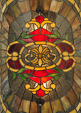 11"W Regal Splendor Victorian Stained Glass Wall Sconce